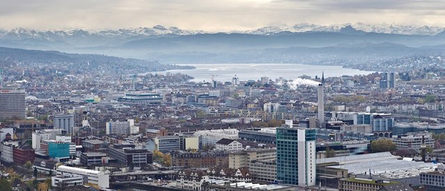 Blick auf Zürich